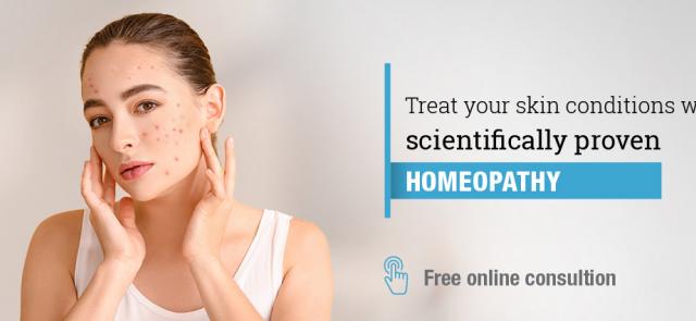 treat skin condition with homeopathy